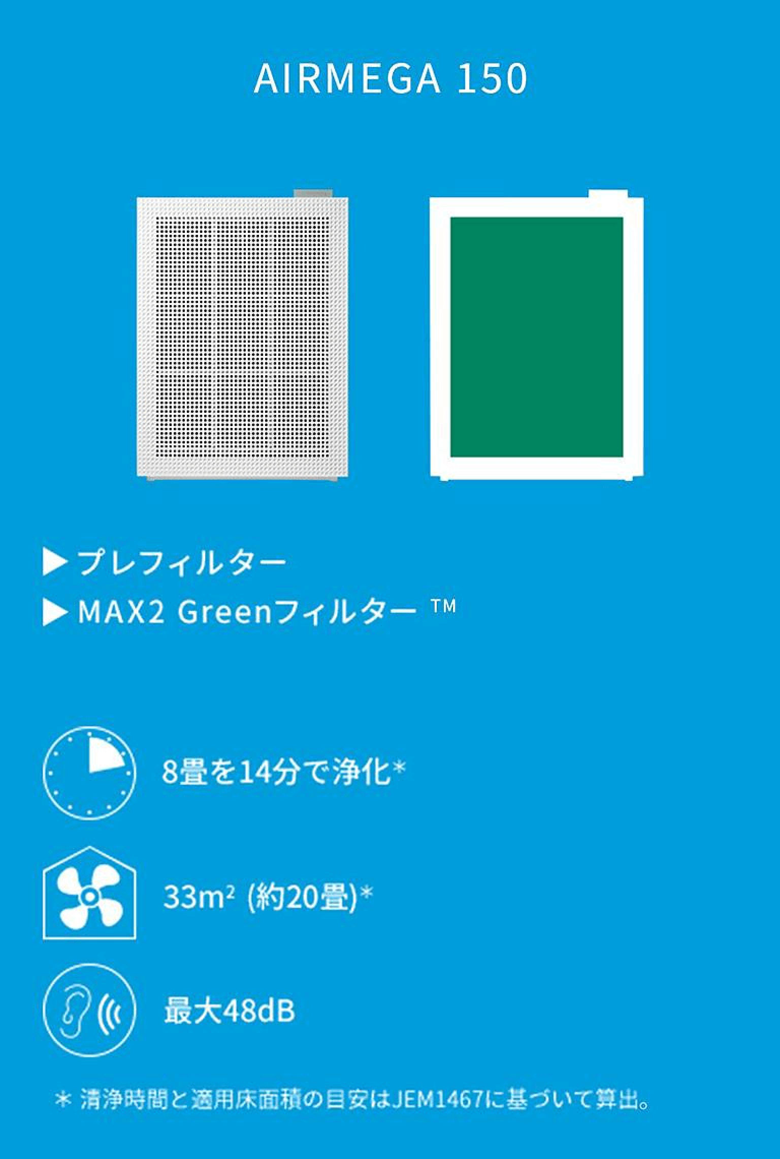 COWAY空気清浄機 AIRMEGA 150