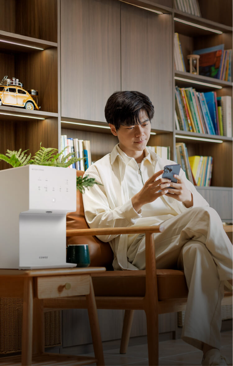 すぐ手の届く位置に置けることをあらわす写真