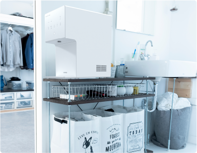 どこでも置けることを表している写真