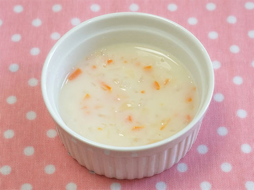 離乳食 根菜ミルクスープ 作り方