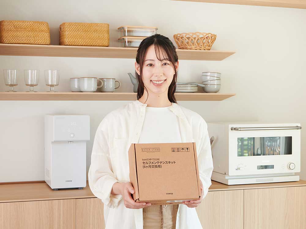 ウォータースタンドのフィルター交換