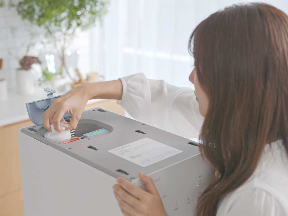 ウォータースタンドのフィルター交換