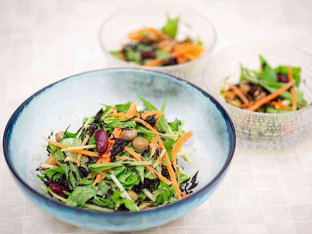 ひじきと豆のサラダ