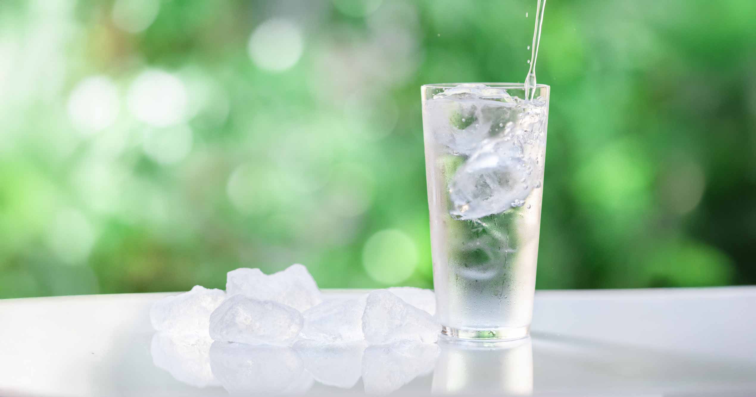 美味しい氷と水