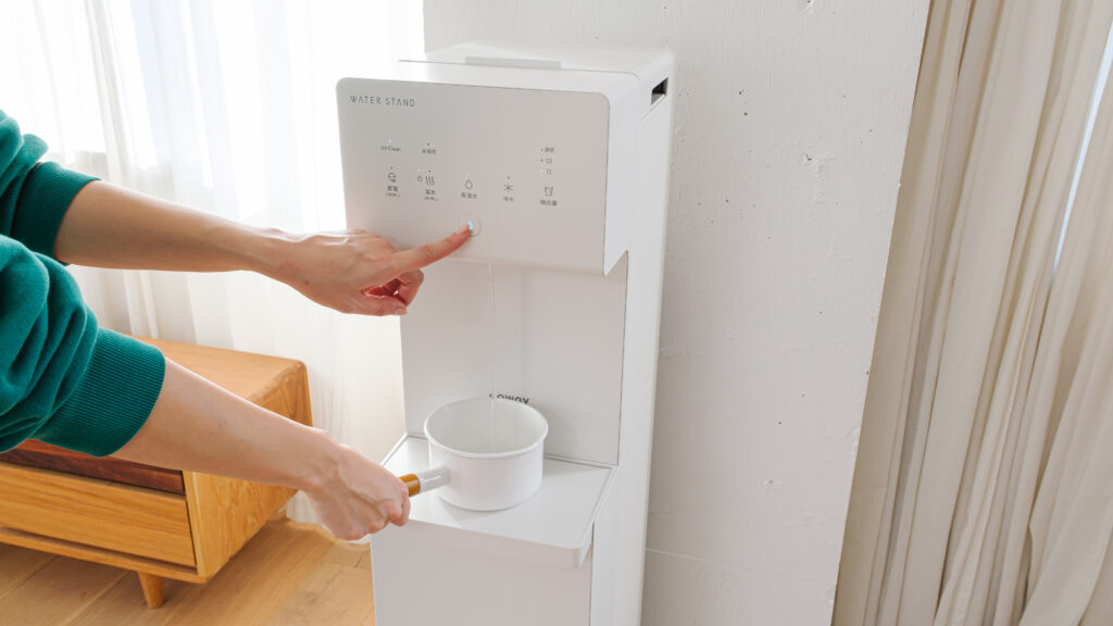 ピュアライフの給水口