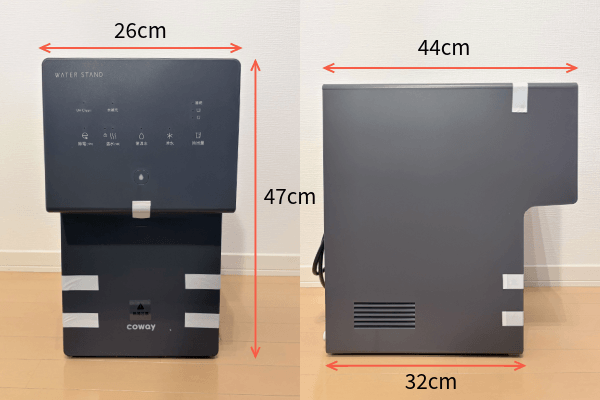 ピュアライフSのサイズ